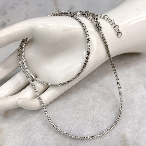 Sterling Silver Tulang Naga Link Chain Necklace